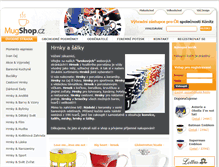 Tablet Screenshot of mugshop.cz